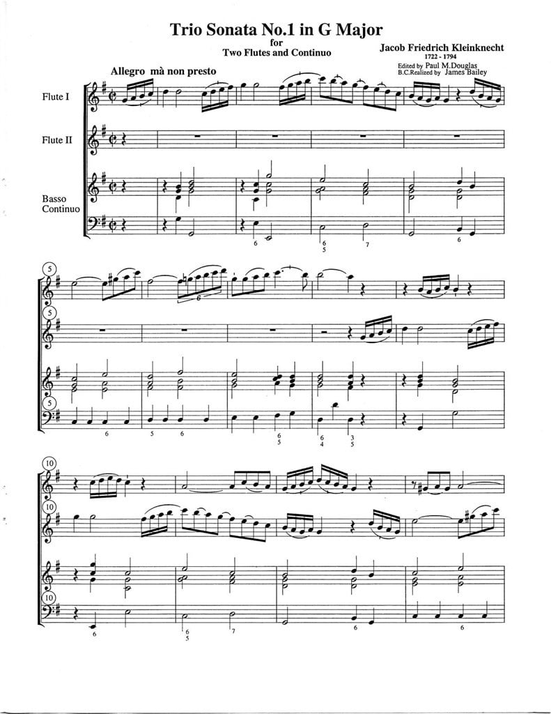 Six Trio Sonatas, Vol. 1